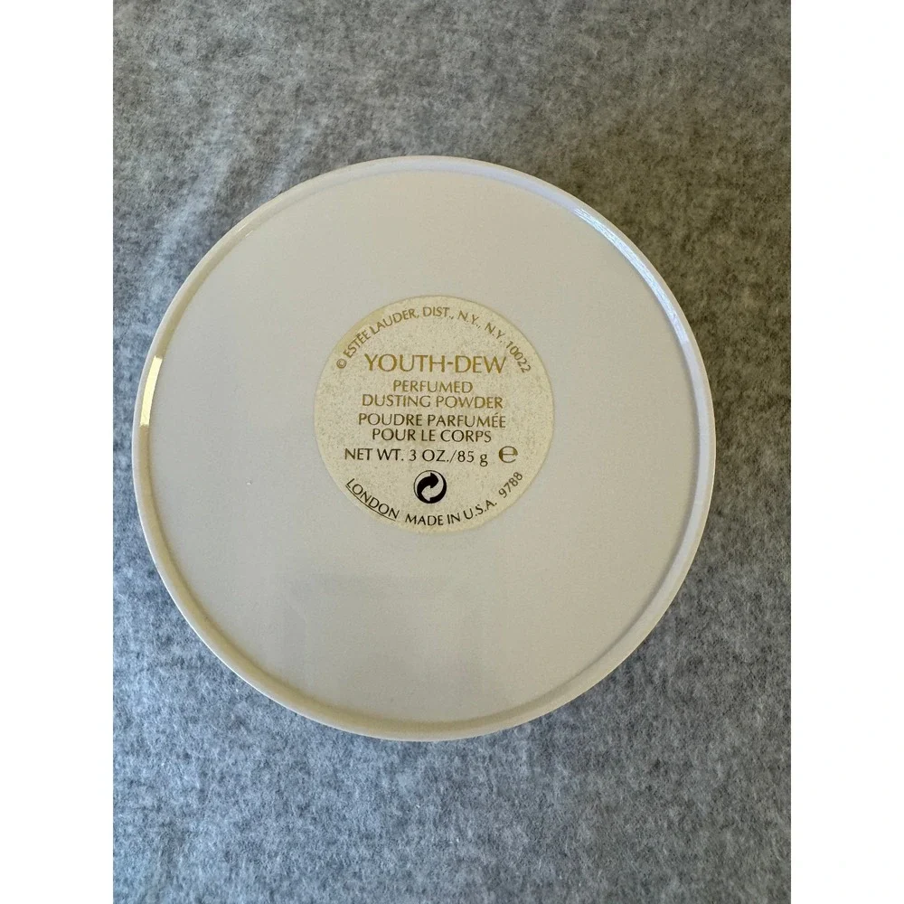 Vintage Estee Lauder Perfume Youth-Dew Dusting Powder Unsealed Puff & Powder
